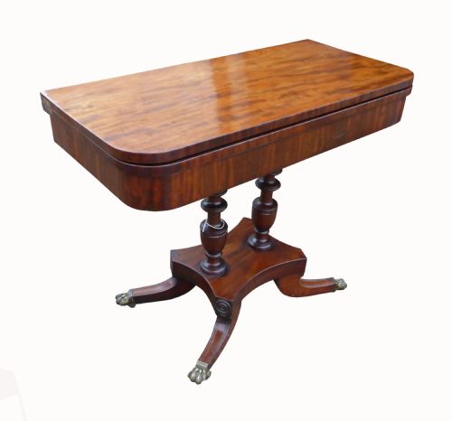 George III Mahogany Card Table