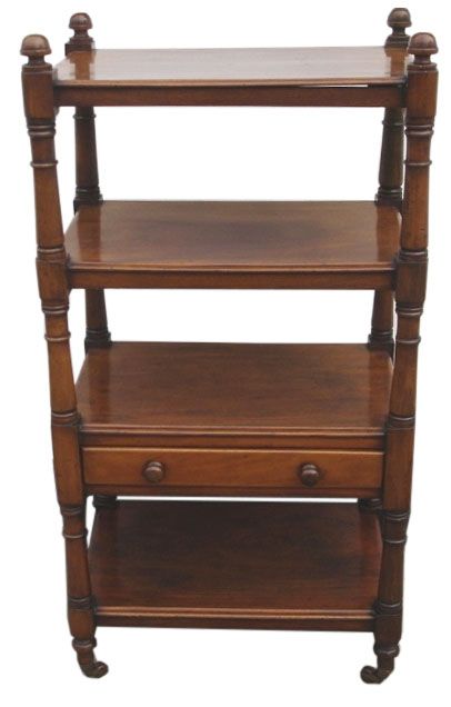 Victorian Mahogany Whatnot Dumbwaiter