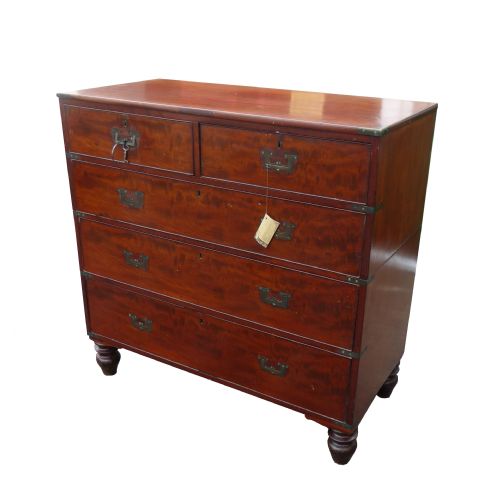 George III Mahogany Military Chest