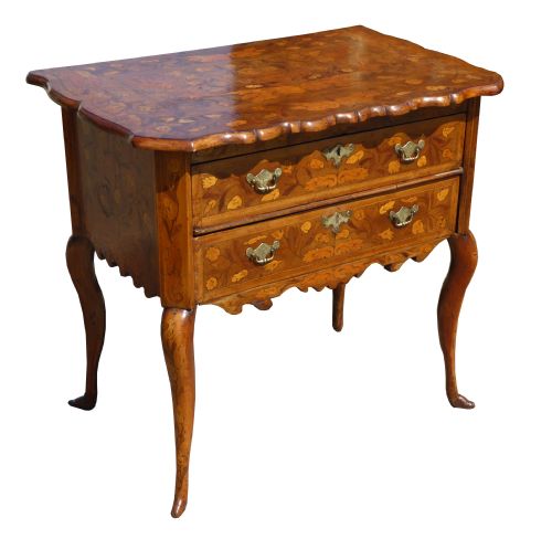 18th Century Dutch Marquetry Lowboy