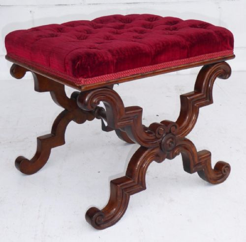 William IV Mahogany Foot Stool