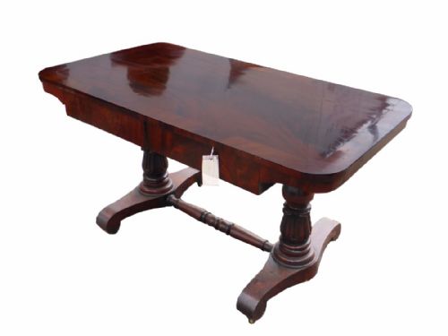 REGENCY FLAME MAHOGANY WINDOW TABLE