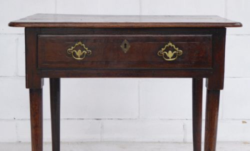 George III Oak Lowboy