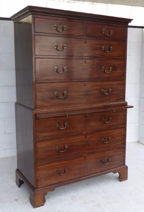 George III Mahogany Chest on Chest