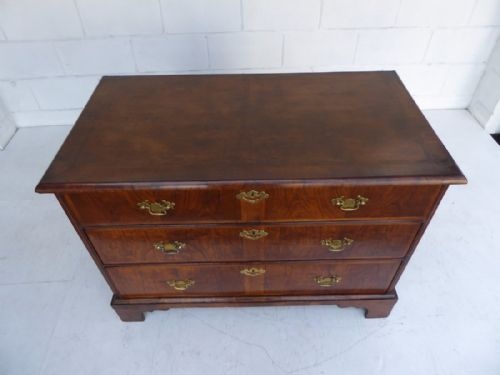 George III Walnut Chest of Drawers