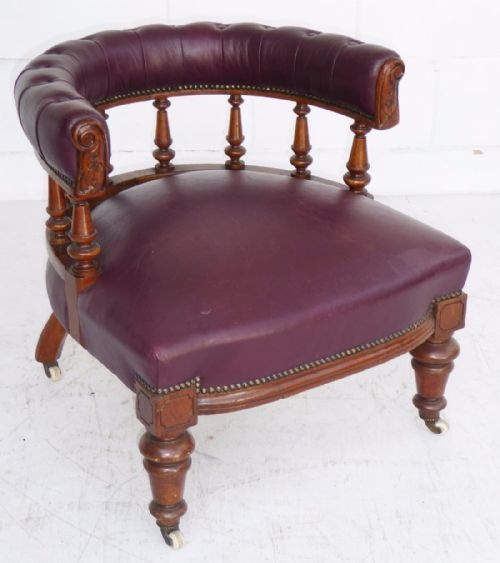 Victorian Leather Club Chair