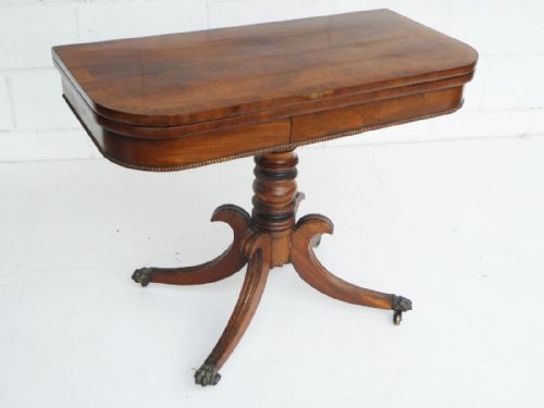 Regency Mahogany Card Table