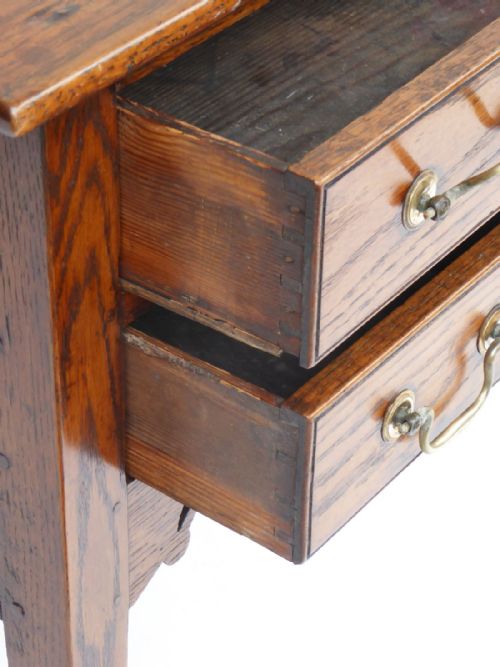 18TH CENTURY OAK LOWBOY - ADDITIONAL PHOTO 6