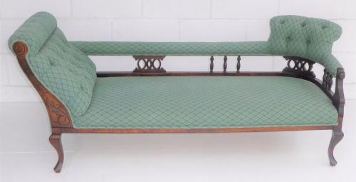 Mahogany Edwardian Chaise/sofa