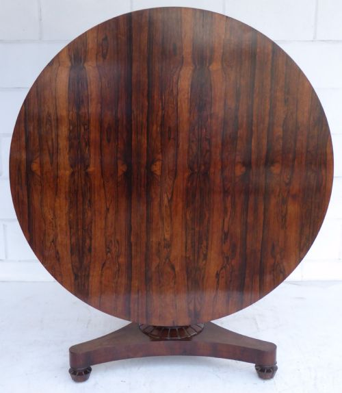 Victorian Rosewood Circular Breakfast Table