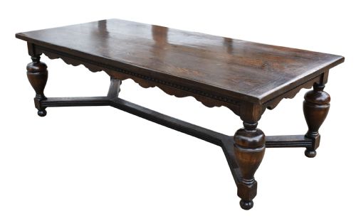 19th Century Solid Oak Refectory Table