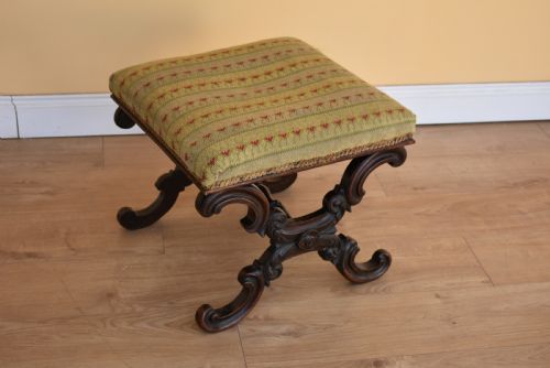 William IV Rosewood Stool