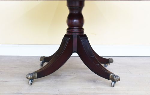 20TH CENTURY EDWARDIAN MAHOGANY DRUM TABLE - ADDITIONAL PHOTO 1