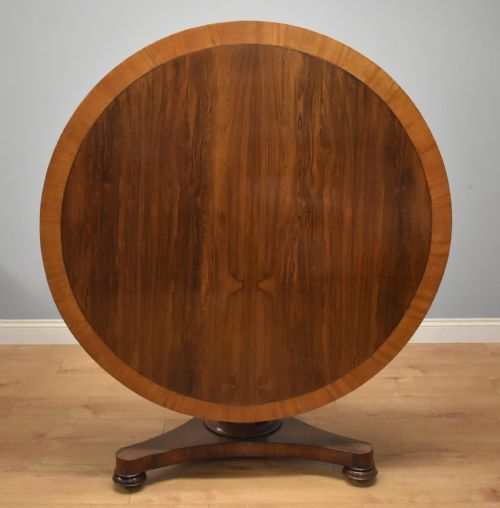 Victorian Rosewood Satinwood Dining/breakfast Table