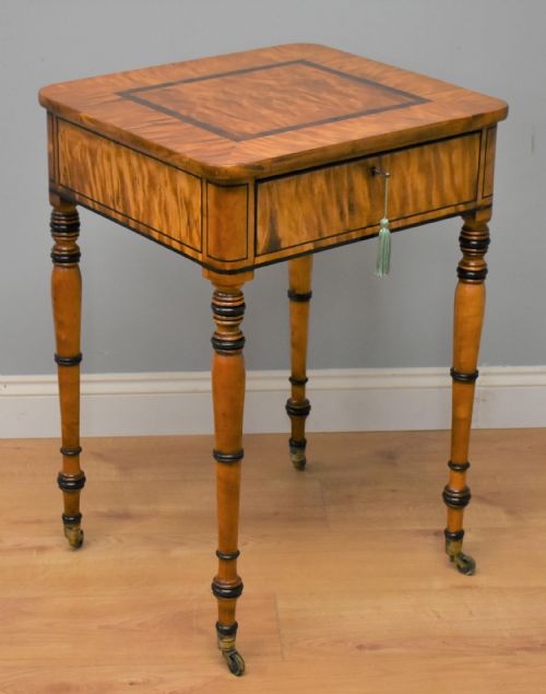 Regency Satinwood Writing Table