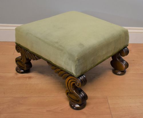 Regency Mahogany Footstool