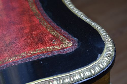 19TH CENTURY EBONISED BOULLE BONHEUR DU JOUR - ADDITIONAL PHOTO 17