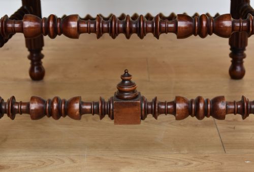PAIR OF 19TH CENTURY VICTORIAN WALNUT GOTHIC REVIVAL ARMCHAIRS - ADDITIONAL PHOTO 10