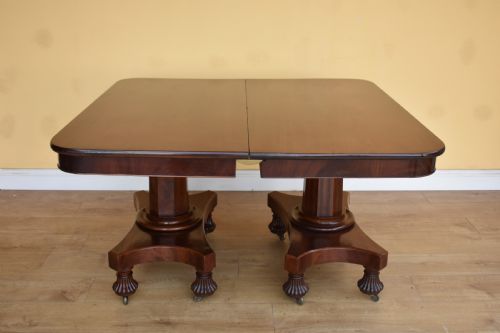 19TH CENTURY REGENCY MAHOGANY DINING TABLE - ADDITIONAL PHOTO 7