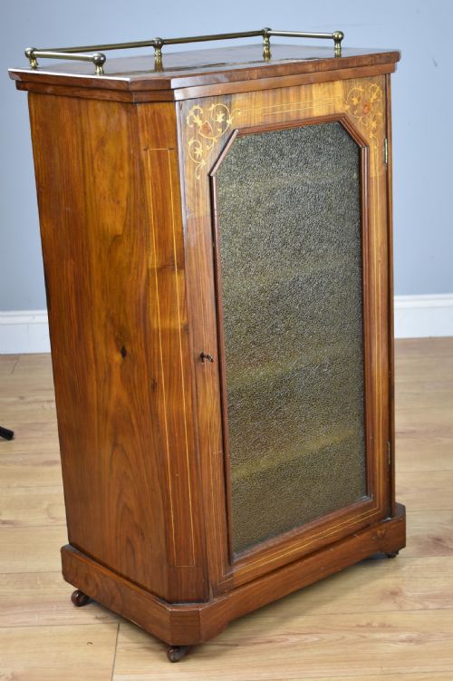 Victorian Walnut Music Cabinet