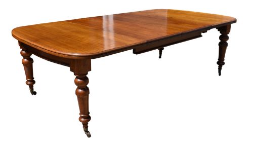 19th Century Victorian Oak Extending Dining Table