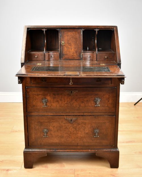 Small 19th Century Burr Walnut Bureau