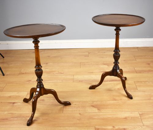 Antique Pair of Mahogany Wine Tables
