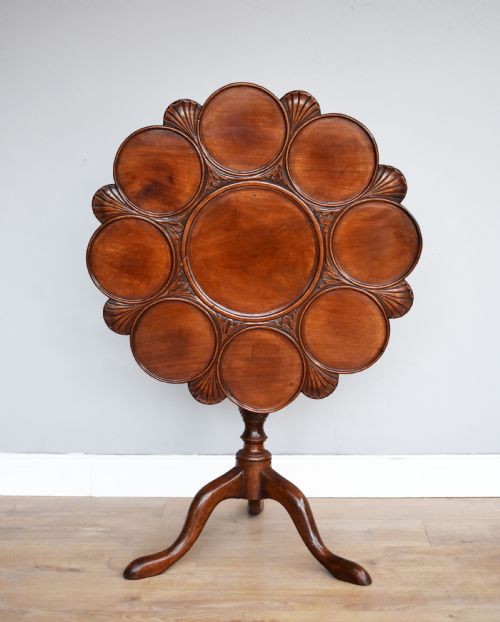 George III Mahogany Snap Top Table