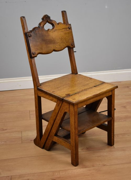 Arts and Crafts Metamorphic Chair/steps