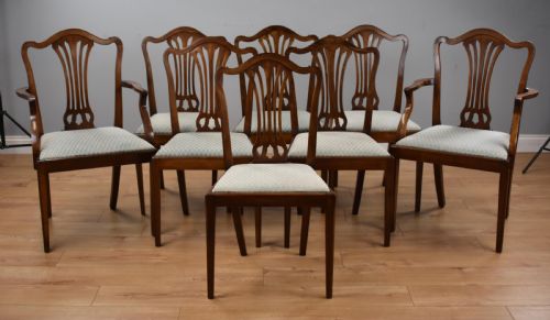 Set 20th Century Mahogany Dining Chairs