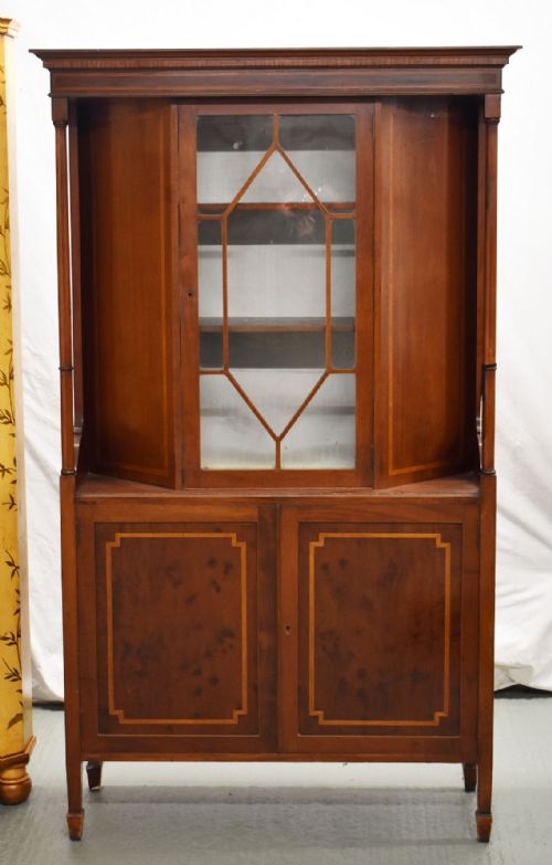 Edwardian Mahogany Display Cabinet