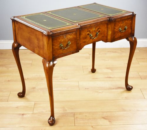 Antique Burr Walnut Writing Table