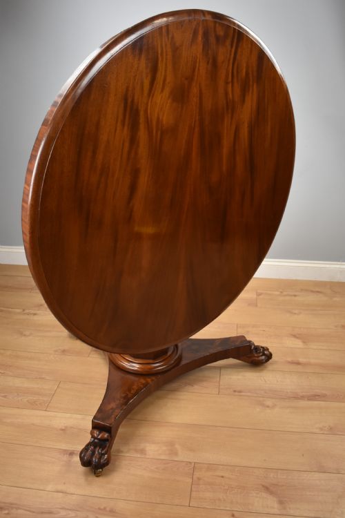 Victorian Mahogany Til Top Dining/breakfast Table