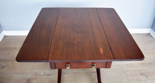 REGENCY MAHOGANY PEMBROKE TABLE - ADDITIONAL PHOTO 5
