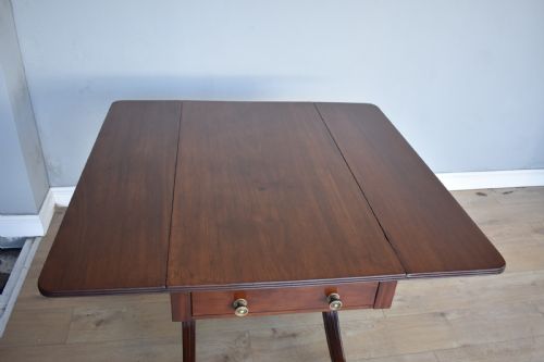 REGENCY MAHOGANY PEMBROKE TABLE - ADDITIONAL PHOTO 6