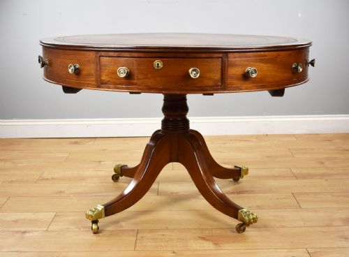 Victorian Mahogany Drum Table