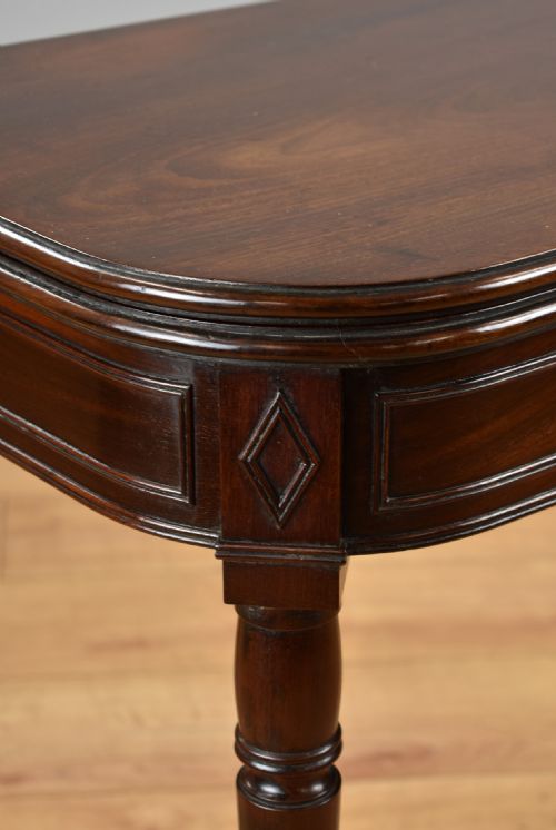 GEORGIAN MAHOGANY TEA TABLE - ADDITIONAL PHOTO 2