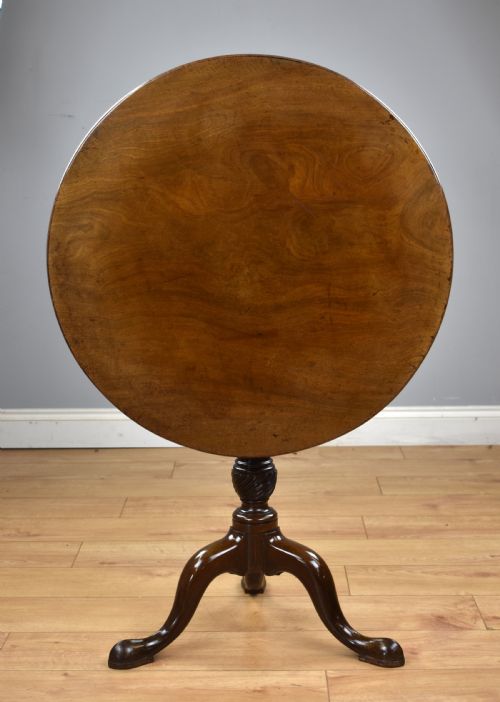 George III Mahogany Tripod Table