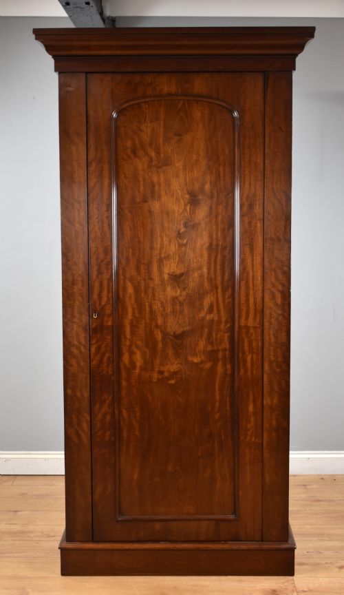 Victorian Mahogany Single Door Wardrobe