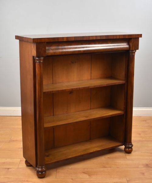 Victorian Mahogany Open Bookcase