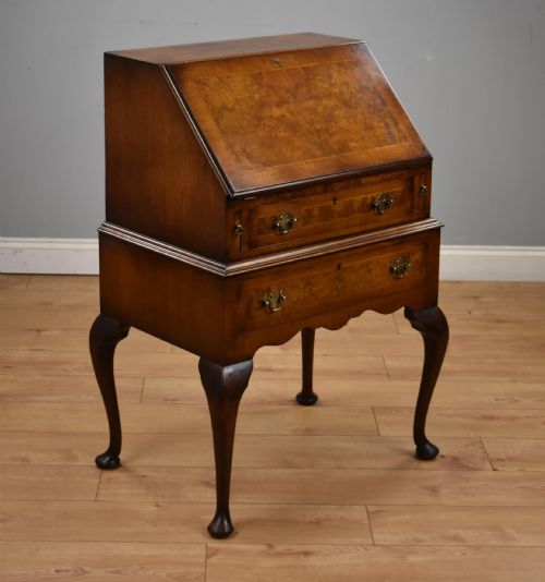 Queen Anne Style Walnut Bureau