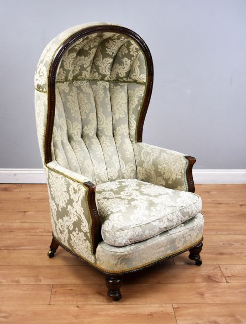 19th Century Mahogany Porters Chair