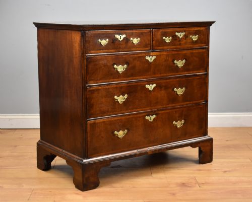 George III Walnut Chest of Drawers