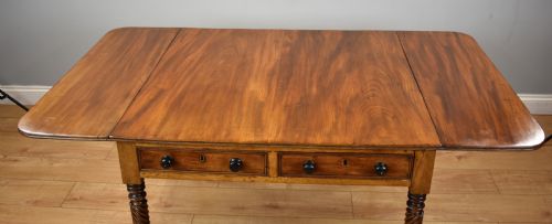 REGENCY MAHOGANY DROP LEAF TABLE - ADDITIONAL PHOTO 6
