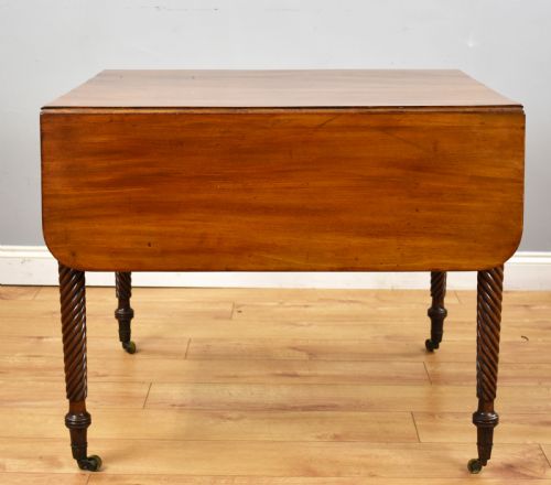 REGENCY MAHOGANY DROP LEAF TABLE - ADDITIONAL PHOTO 8