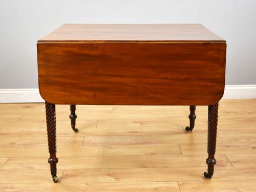REGENCY MAHOGANY DROP LEAF TABLE - ADDITIONAL PHOTO 9