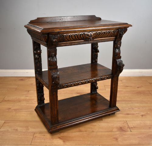 Late 19th Century Carved Oak Buffet