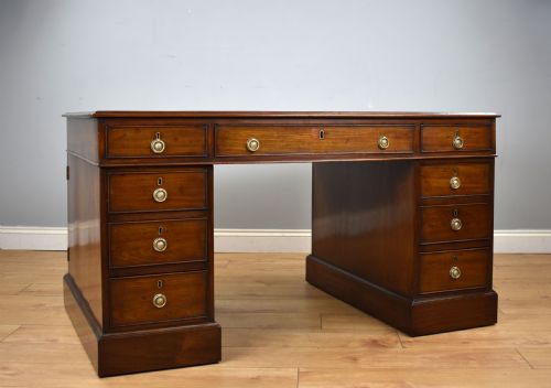 Victorian Mahogany Partners Desk