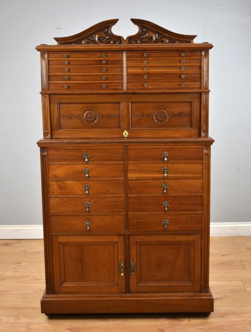 Victorian Walnut Dental Cabinet
