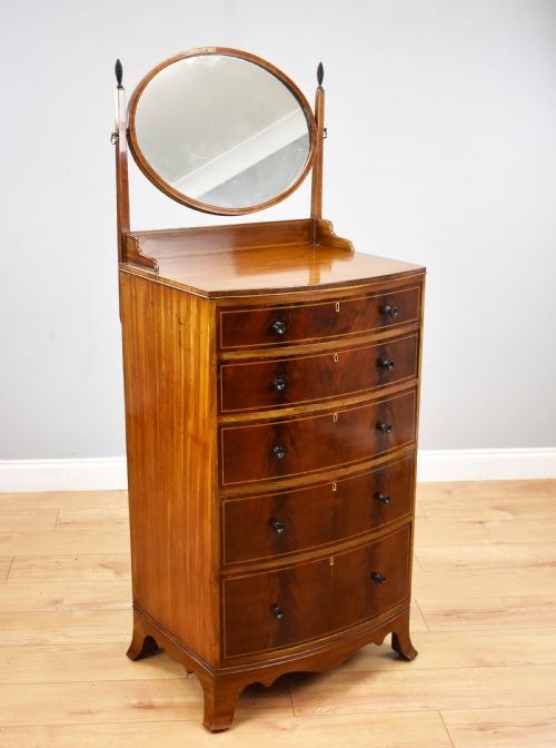 Edwardian Mahogany Dressing Chest